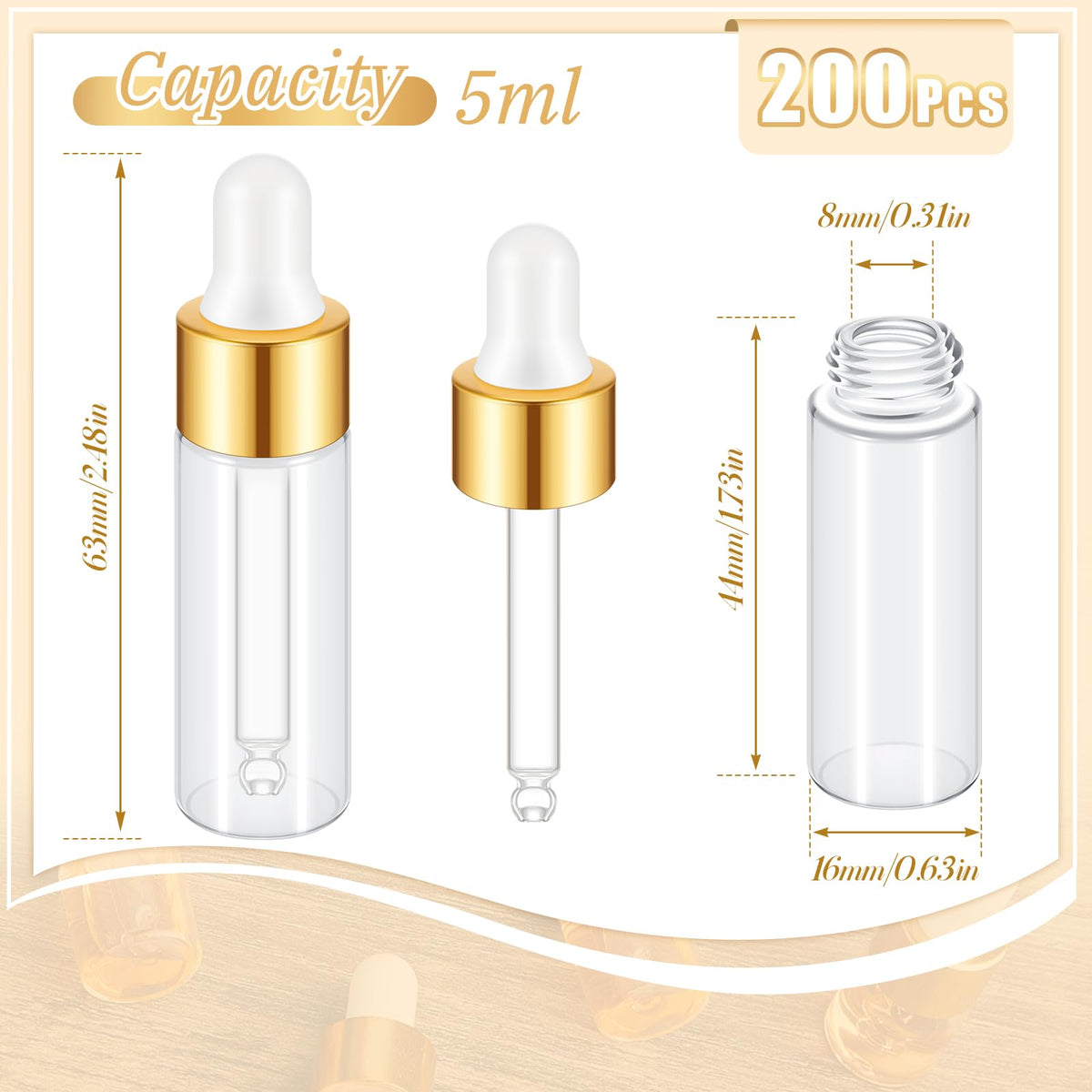 Close-up of the glass dropper dispensing precise droplets for consistent sampling