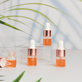 Didaey glass droppers bottle cap seal for reliability.