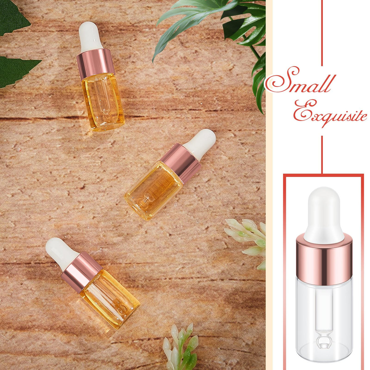 Didaey set of sample bottles ideal for homemade cosmetics and liquids.