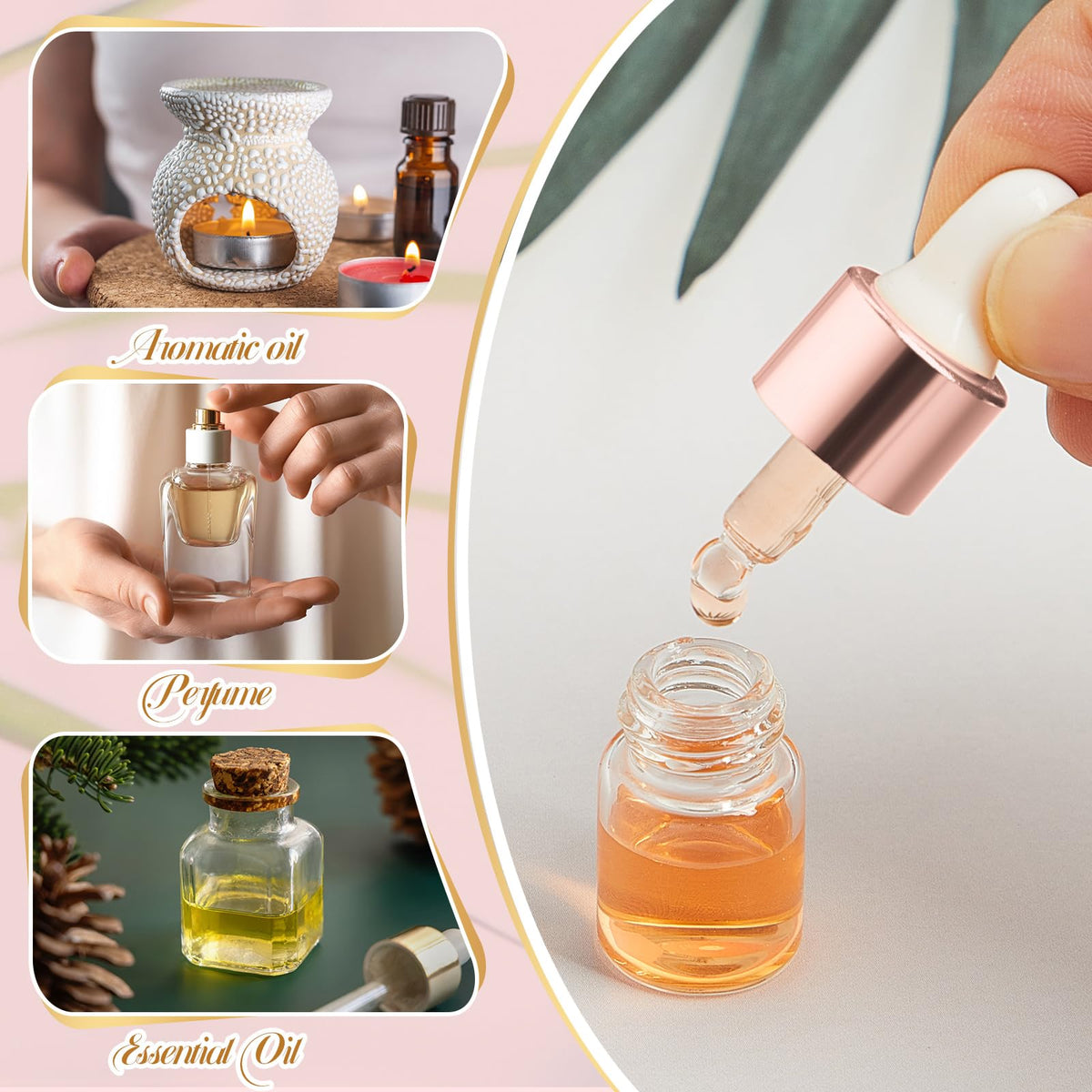 Didaey compact glass vial suitable for cosmetics samples.