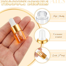 Didaey travel-size perfume bottle 2ml with gold cap for on-the-go use.