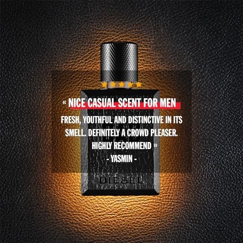 Diesel Bad tobacco note adds depth to everyday wear.