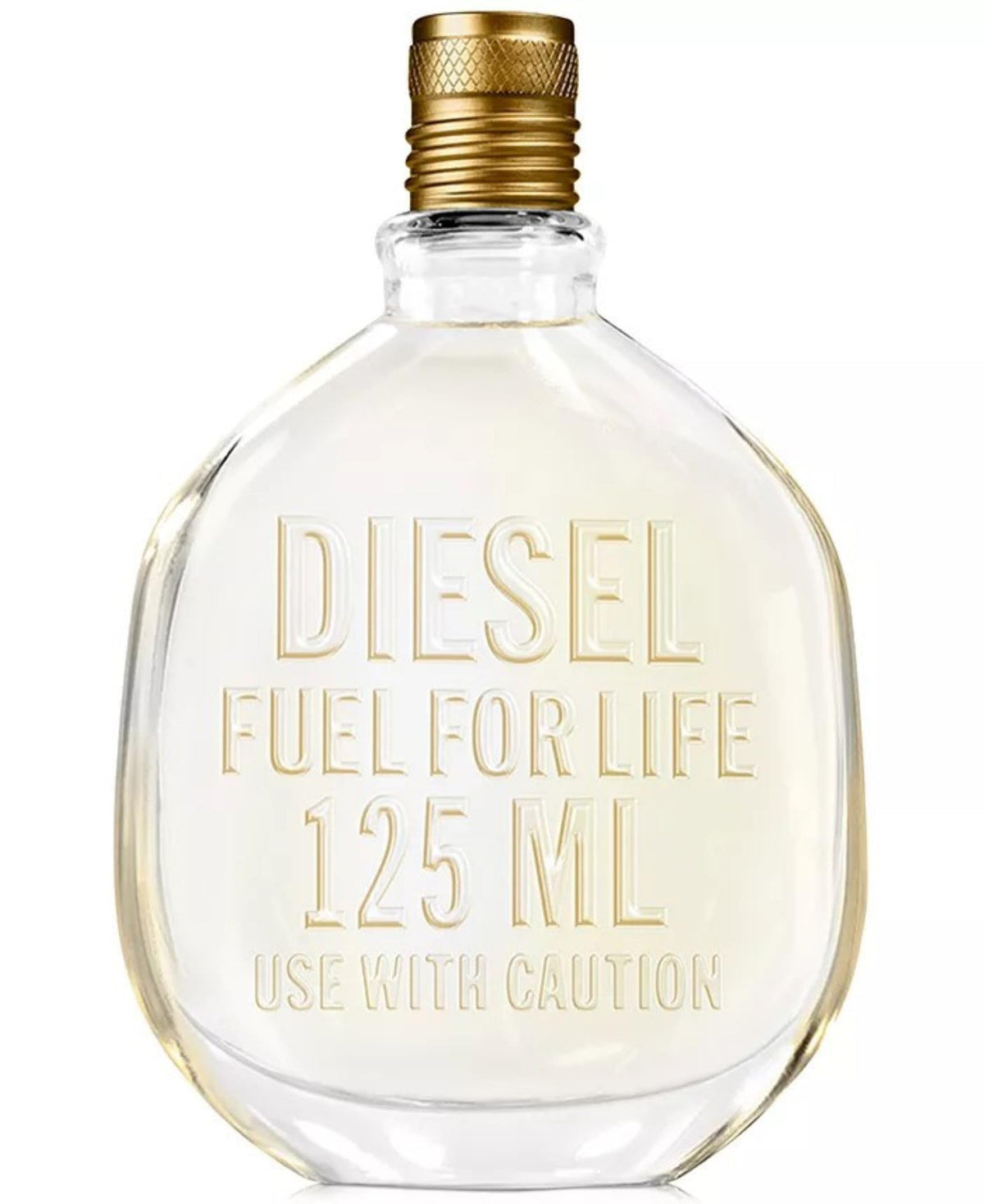 Diesel Fuel for Life bottle front shows bold masculine scent for confident days.