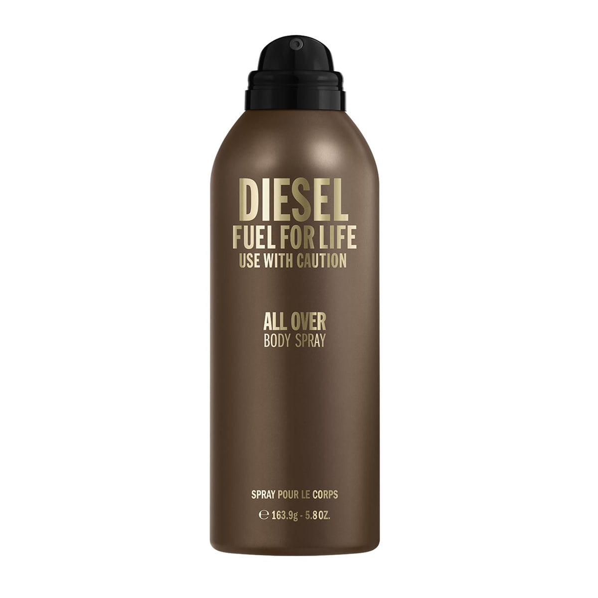 Diesel Fuel For Life bottle close-up showing sleek masculine design for daily confidence