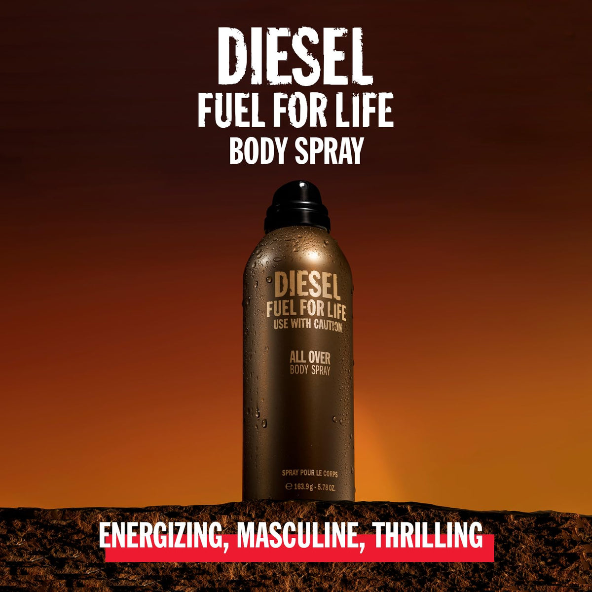 Diesel Fuel For Life spray nozzle in action for easy refresh