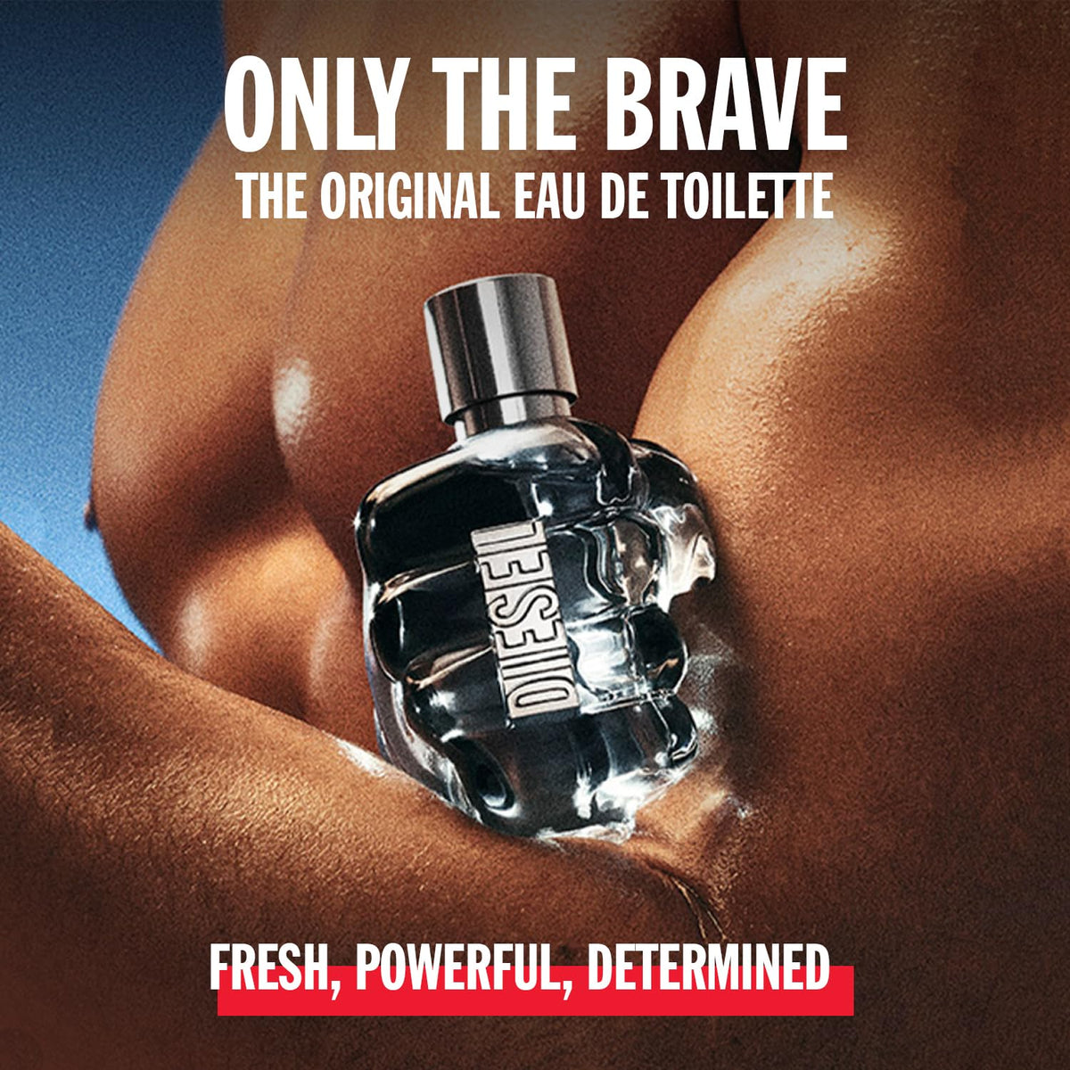 Diesel Only the Brave amber wood base provides lasting warmth