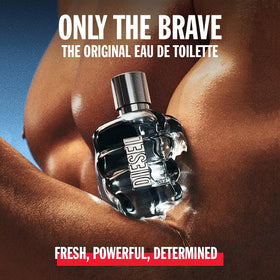 Diesel Only the Brave amber wood base provides lasting warmth