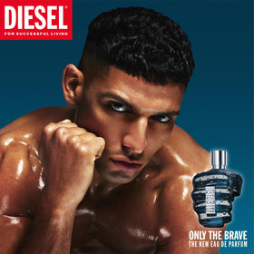 Diesel Only The Brave bottle fist design image emphasizes bold masculinity and fearless style.