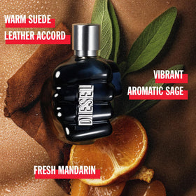 Diesel Only The Brave warm suede base image conveys lasting warmth on the skin.