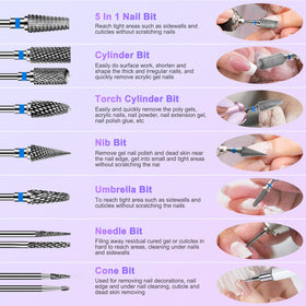 Diesisa heat-resistant carbide bits withstand extended use during sessions.