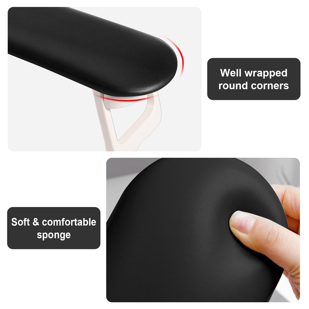 Diesisa Nail Arm Rest anti-slip pads keep the arm rest stable during manicure sessions.