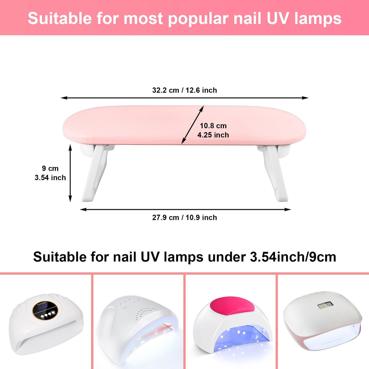 Diesisa manicure table mat included keeps work surface clean
