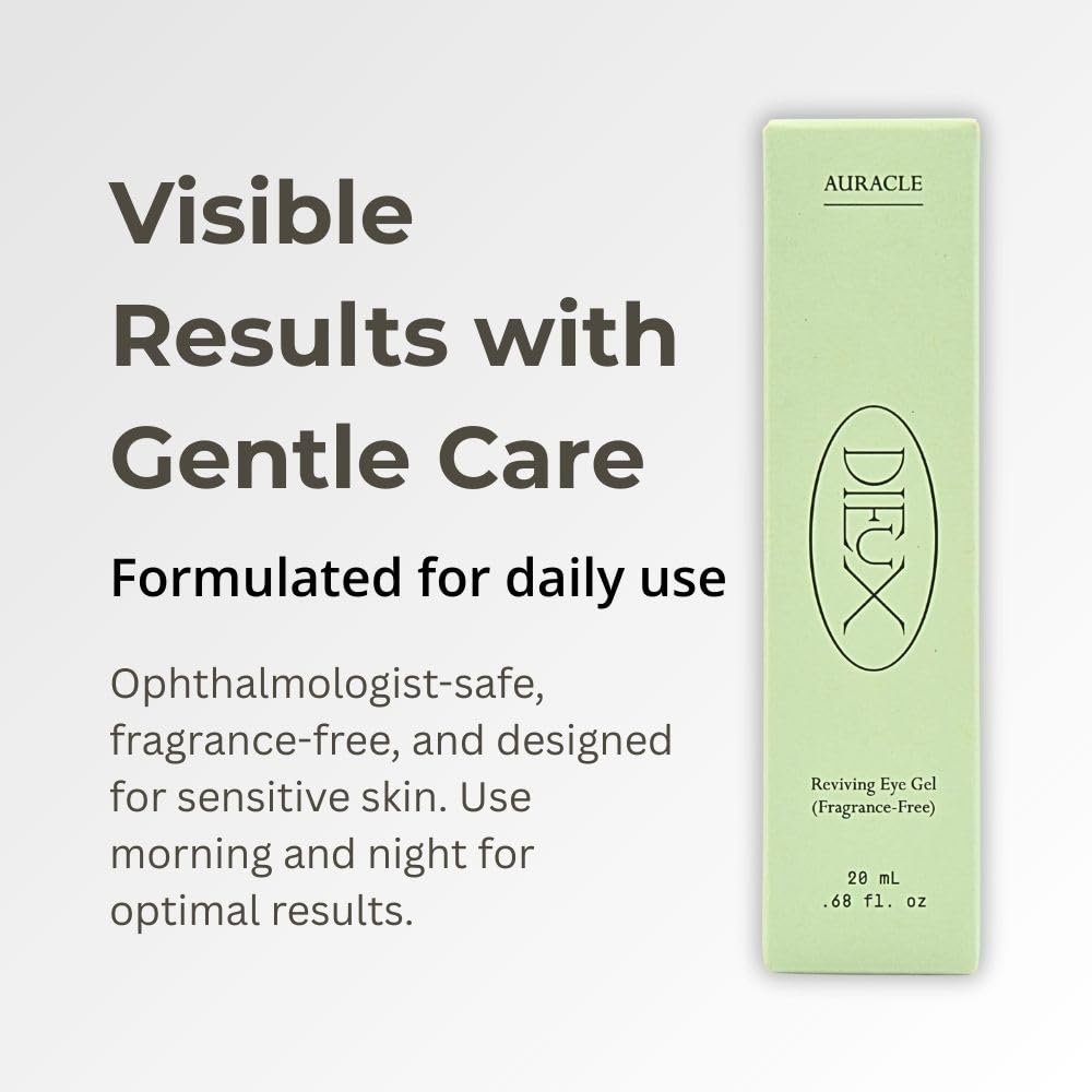 Packaging box and fragrance-free label for Dieux Auracle