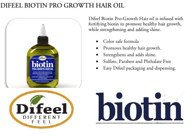 Close-up of strands with natural shine from Difeel Biotin Hair Oil.