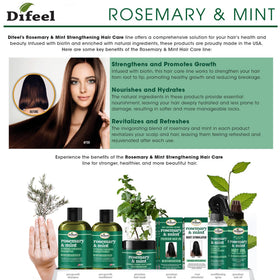 Difeel rosemary-mint conditioner bathroom-scene suggests a refreshing post-shower routine.