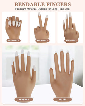 Difenni Practice Hand with adjustable stand enables stable practice sessions