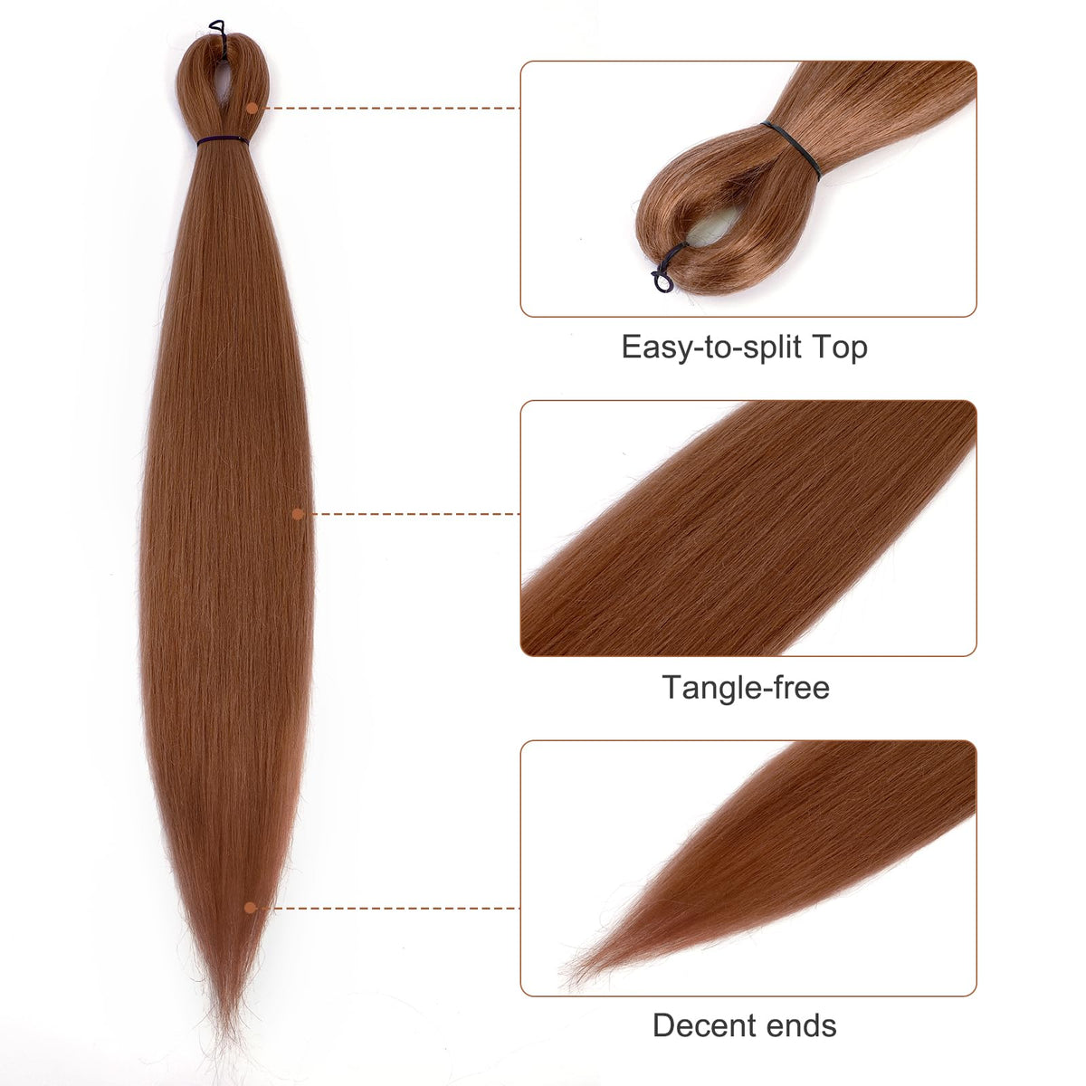 DIFUNEE hot water setting braiding hair enables easy style switching.