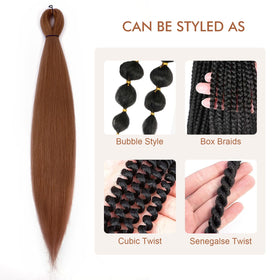 DIFUNEE skin-friendly braiding hair minimizes itch and tangling for long wear.