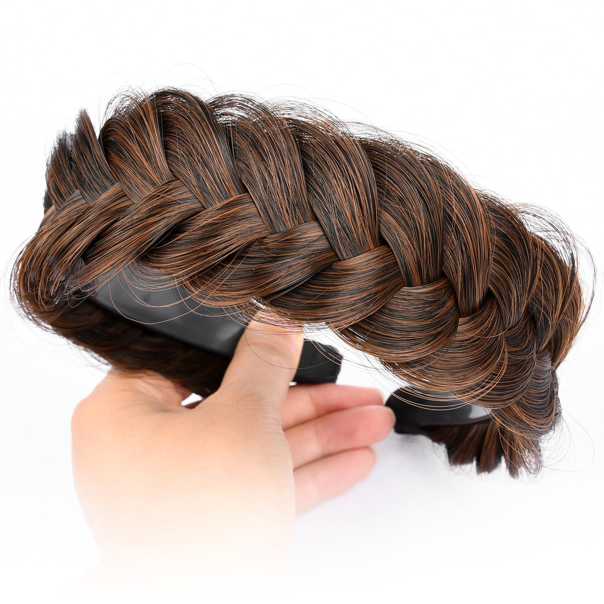 DIGUAN High-elasticity braids headband stays comfortable during activities.