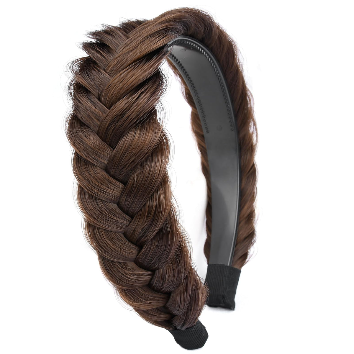 DIGUAN synthetic braids headband suited for daily activities and easy styling