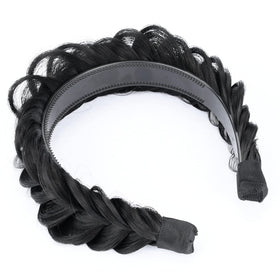 DIGUAN hair detail close-up with synthetic fibers and color blend.