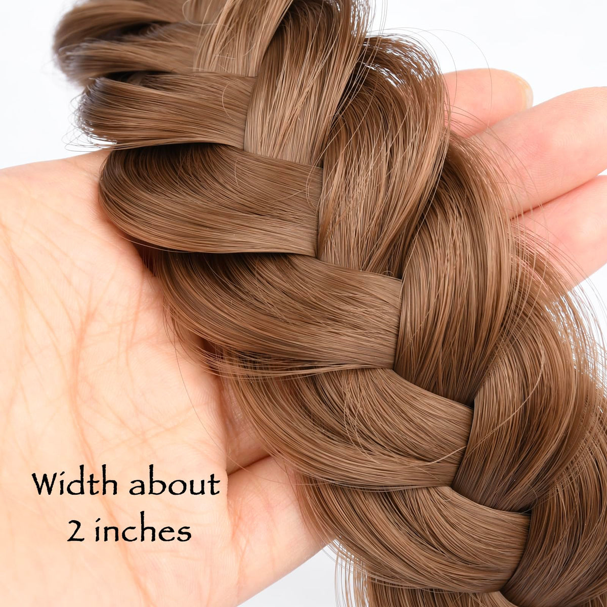 DIGUAN headband worn on model demonstrates versatile styling and comfortable stretch.