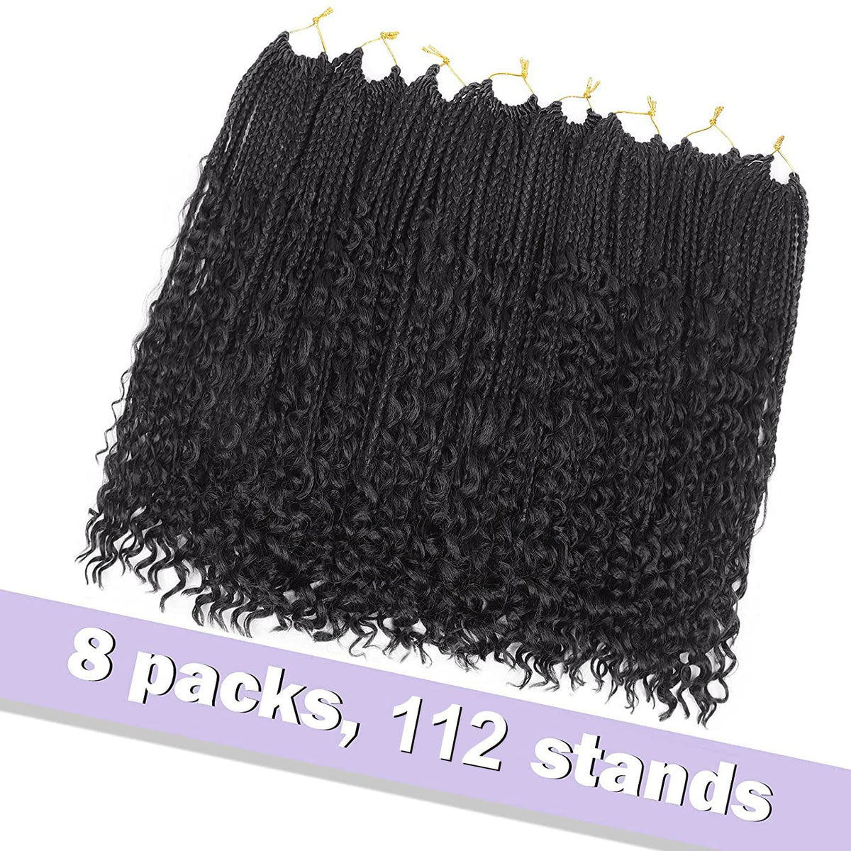 Diha Goddess Box Braids pre-looped for easy installation and quick styling.