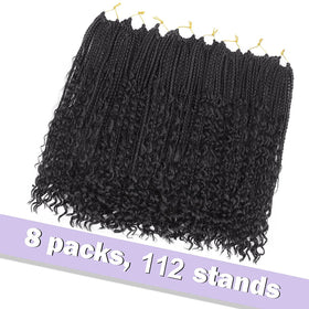 Diha Goddess Box Braids pre-looped for easy installation and quick styling.