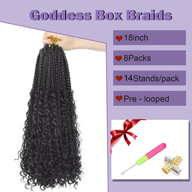 Diha Goddess Box Braids soft texture ensures comfortable daily wear.
