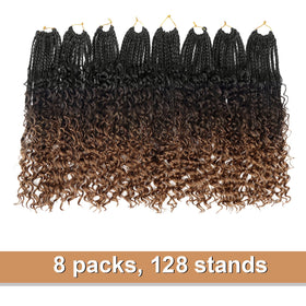 Pre-looped Diha crochet braids for easy installation