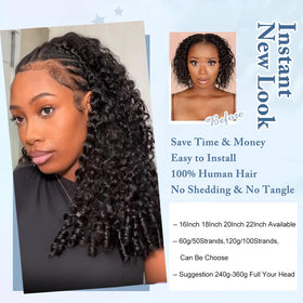 Dilekay crochet hair kit in a stylish gift box