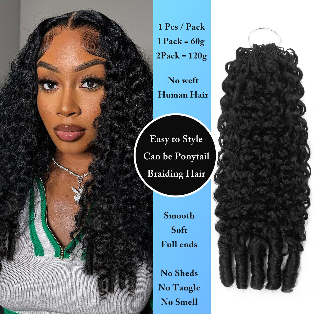 Dilekay knotless pre-separated crochet hair for seamless installs