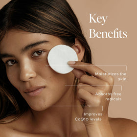 DIME Beauty Mini Super Skin Toner on-face use demonstrates gentle toning for smoother texture.