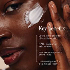 DIME Dewy Recovery Mask ready for overnight application delivering hydration.