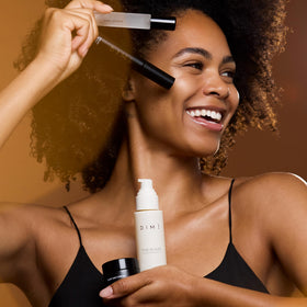 DIME Eyelash Boost Serum tube designed for lash care