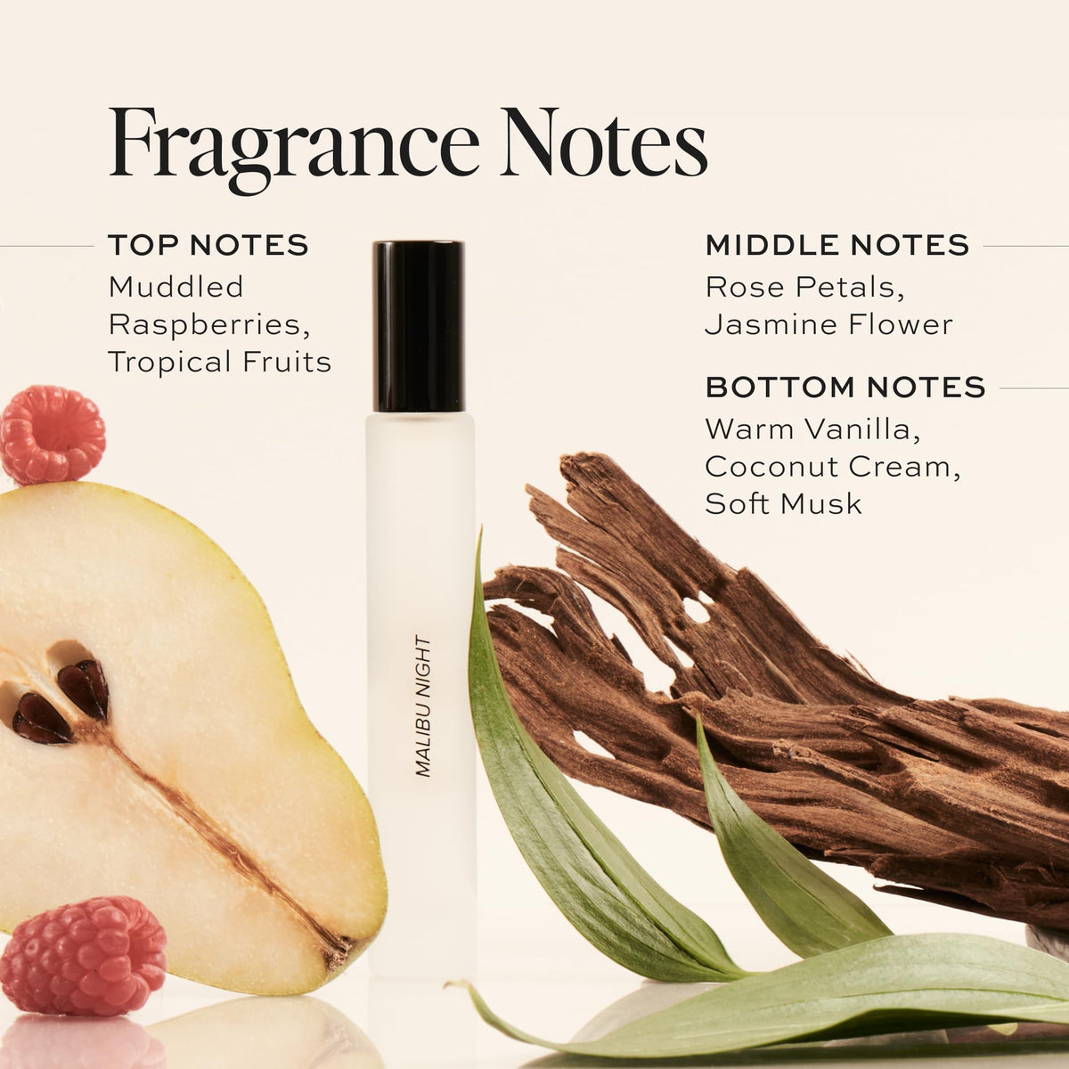 DIME Malibu Night top-notes feature raspberries and tropical fruits.