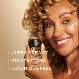 DIME TBT Eye Cream in hand ready for application