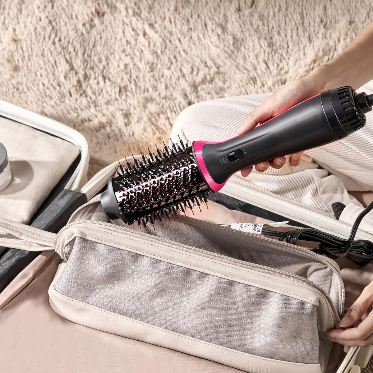 Dimecano Dual Voltage brush auto-detect voltage for easy use