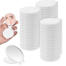 Dimeho 80pcs compact mirror bulk for easy sharing and travel touch-ups.
