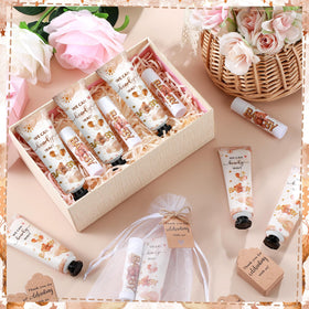 Dimsile bear lip balm with minty freshness for quick touch-ups