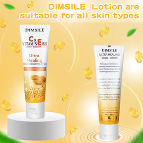 Dimsile bottle pour close-up showing smooth texture and easy application.