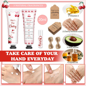 Dimsile cherry blossom hand cream with refreshing aroma and non-greasy feel