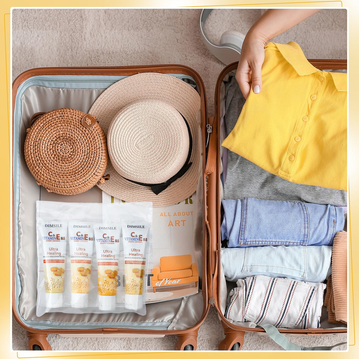 Dimsile gym and office daily care bottle showcasing travel-friendly moisturizer.