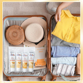 Dimsile gym and office daily care bottle showcasing travel-friendly moisturizer.