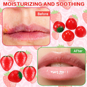 Dimsile strawberry lip balm gift pack, perfect for gifting