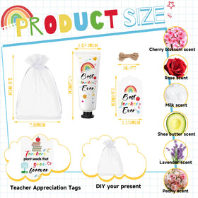 Dimsile organza pouches hold 24 sets in elegant packaging