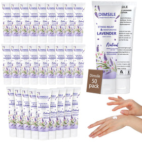 Dimsile travel size lavender lotion 1oz for on-the-go moisture during hotel stays