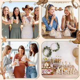 Dimsile western packaging highlighting rustic charm for photo-worthy favors