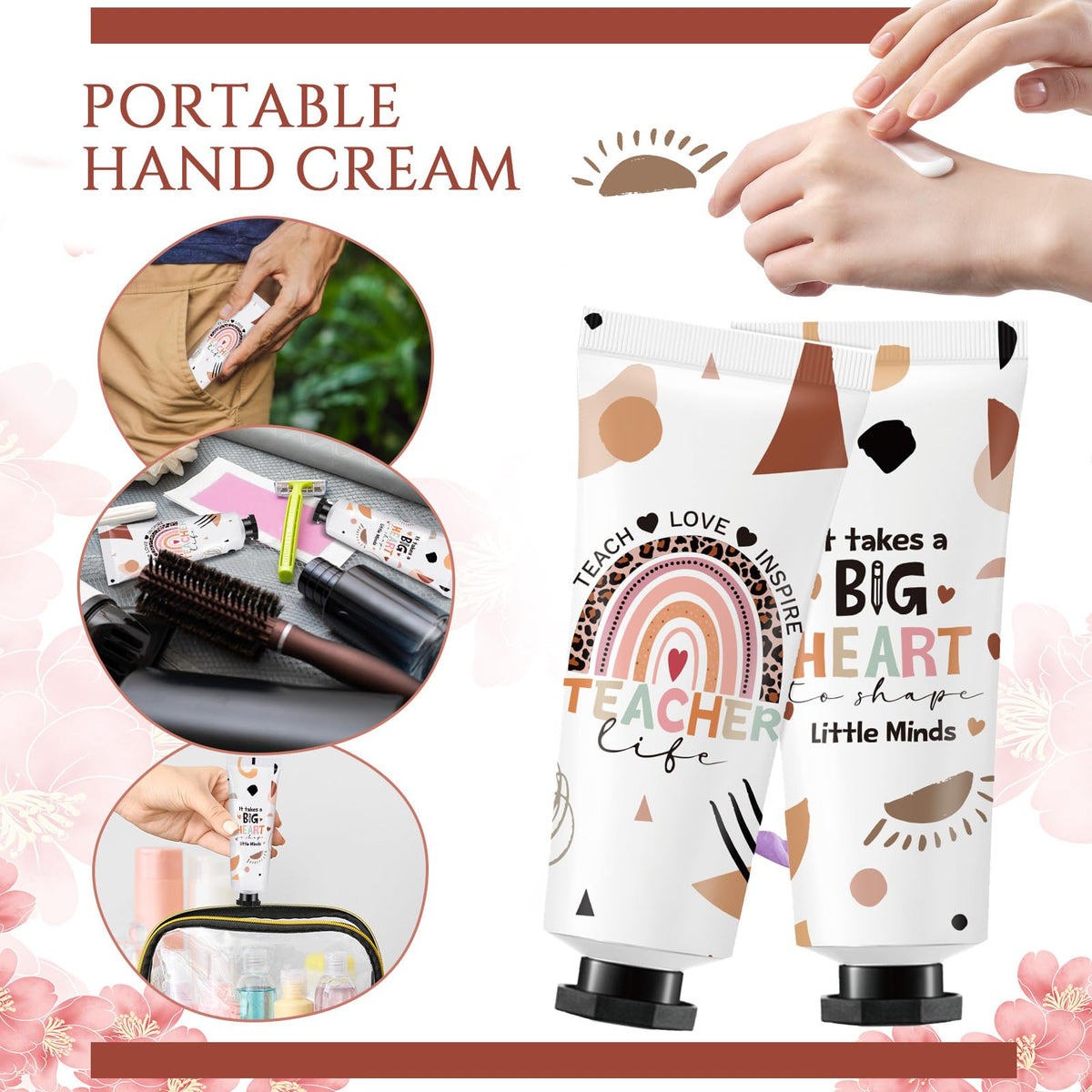 Dimsile elegant white packaging enhances the teacher gift presentation.