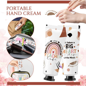 Dimsile elegant white packaging enhances the teacher gift presentation.